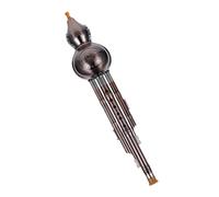 Professionale Hulusi Strumento Cinese Di Seta Con Zucca A Tre Toni Hulusi Cucurbita Flauto Per Principianti Porcellana Pp(Golden)