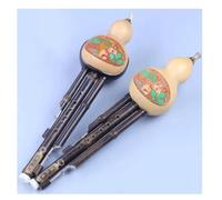 Professionale Hulusi tradizionale cinese etnico cucurbita flauto viola bambù a fiato zucca flauto per principianti zucca musicale