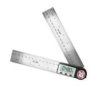 Professionale In Acciaio Inox Angoli Calibri 200mm Doppio Sistemi di Misura & Risposta Schermo Digitale Angoli Digitali Strumento di Misura Lavorazione