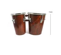 Professionale in legno Bongo Drum Bango Set corpo articolato Dholak legno...