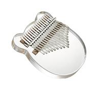 Professionale Kalimba Strumento Musicale Kalimba In Acrilico Trasparente Professionale 17 Tasti Simpatico Pianoforte A Pollice Con Accessori (Color : 01)