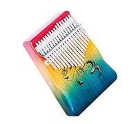 Professionale Kalimba Strumento Portatile Kalimba A Tastiera Con Dita In Legno Di Mogano A 17 Tasti Con Accessorio (Color : 04)