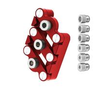 Professionale Lavorazione Del Legno Punzoni Locator SelfCentering Design In Lega di Alluminio Drill Jigs SelfCentering Calibro Tassello Multiforo Posizionamento Jig