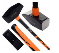 Professionale Martello 10kg 90cm Maniglia Vetro Fibra - Schmiede da Fabbro