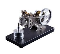 Professionale Metallo Stirling Vacuum Engine Modello Dinamica Termica Conservazione Dimostrazione Strumento per l'insegnamento in aula Modello Educativo