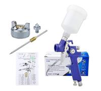 Professionale Mini H-2000 Sprayer Aerografo Pneumatico Paint Pneumatico Airbrush Tools 0.8/1.0mm Pittura Auto Aeropografi Aerografo HVLP Spray Airbrush(0.8mm nozzle set)
