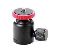 Professionale Miniatura Ballhead Tripod Adapter Preciso Angoli di Controllo Per Fotocamera Monopiede Videografia