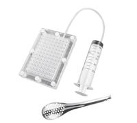 Professionale Molecolare Gastronomia Caviale Maker Gourmet Dispenser Caviale Filtro Sferificazione Contagocce con Tubo & Cucchiaio Strumenti