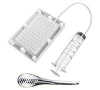 Professionale Molecolare Gastronomia Caviale Maker Gourmet Dispenser Caviale Filtro Sferificazione Contagocce con Tubo & Cucchiaio Strumenti Accessori per la Casa