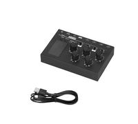 Professionale MX5 Basso Rumore 4 Canali Stereo Sound Mixer Piccolo Canale Singolo 6.35mm/3.5mm Per Club/Studio/Home Theater Stereo/Mono Suono Commutabile
