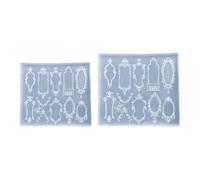 Professionale Nails Art Silicone Stencil Con Goffrato Per Gioielli E Custodie Per Cellulari. Forma Chiodo In Silicone Goffrato