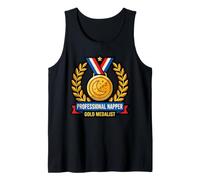 Professionale Napper Gold Sleep Medalist Divertente Pigro Sarcastico Canotta