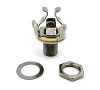 Professionale Ottone Pickup Chitarra Pickup Uscita Jacks Metallo Chitarra Presa Per Una Facile Installazione Compatto Ottone Bassi Chitarra Pickup