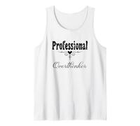 Professionale Overthinker Humor Dichiarazione Stile Minimalista Canotta