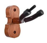 Professionale Parete Violino Hanger Sicuro Violino Ukulele Holder Costruzione In Legno Organizzatori Ottimizzazione Dello Spazio Mandolino Ukulele Muro Storage