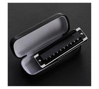 Professionale per principianti di armonica blues che suona la chiave C a 10 fori(Black)