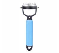 Professionale Pet Deshedding Spazzola Rastrello Cucciolo Grooming 2 lati Dematting Strumenti Sottopelo Pettine Spargere Capelli Cane Volante