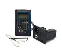 professionale Pickup Chitarra Acustica 6 Pezzi Pickup Per Chitarra A 5 Bande Per Equalizzatore EQ Preamplificatore Guitarra Acustico Con Parti Di Chitarra Per Strumento Sintonizzatore Digitale (Color
