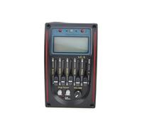 professionale Pickup Chitarra Acustica Pickup Per Chitarra Acustica A 5 Bande Preamplificatore EQ Sintonizzatore LCD Sistema Di Equalizzazione Pickup Piezoelettrico Pickup Per Chitarra Di Colore Rosso