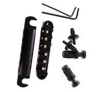 Professionale Ponte per Chitarra 1 Set Cordiera A Ponte A Sella In Metallo Con Perni Di Bloccaggio Per Parti Di Chitarra Elettrica Ponte per Chitarra (Color : 02)