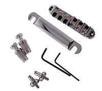 Professionale Ponte per Chitarra 1 Set Cordiera A Ponte A Sella In Metallo Con Perni Di Bloccaggio Per Parti Di Chitarra Elettrica Ponte per Chitarra (Color : 03)