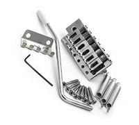 Professionale Ponte per Chitarra 1 Set Sistema Di Ponte Per Chitarra A Tremolo Singolo A Sella Piatta A 6 Corde Per Chitarra Elettrica Ponte per Chitarra (Color : 02)