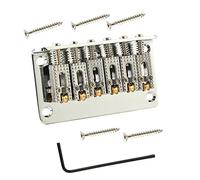 Professionale Ponte per Chitarra 6 Corde 78MM Roller Saddle Hardtail Bridge Per Chitarra Elettrica Parti Della Sella A Caricamento Dall'alto In Lega Di Zinco Ponte per Chitarra (Color : 02)