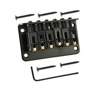 Professionale Ponte per Chitarra 6 Corde 78MM Roller Saddle Hardtail Bridge Per Chitarra Elettrica Parti Della Sella A Caricamento Dall'alto In Lega Di Zinco Ponte per Chitarra (Color : 01)