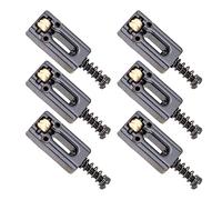 Professionale Ponte per Chitarra 6 Pcs Roller Bridge Tremolo Selle Set Strumento Musicale Per For ST Per For TL Chitarra Elettrica Sella Ponte Di Ricambio Ponte per Chitarra (Color : 01)