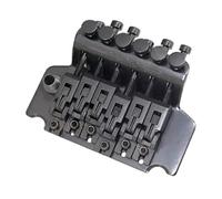 Professionale Ponte Per Chitarra Accessori Completi Per Chitarra Elettrica Cordiera Standard Doppio Ponte Tremolo(Black)