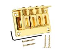 Professionale Ponte per Chitarra Accessori Di Ricambio Per Ponte A Coda Dura A 4 Corde Per Chitarre A Scatola Ukulele Elettrico Nero Ponte per Chitarra (Color : 02)