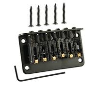 Professionale Ponte per Chitarra Chitarra Elettrica A 6 Corde Hardtail Ponte Fisso String Bridge Cordiera 78 Mm Per La Sostituzione Della Chitarra Ponte per Chitarra (Color : 01)