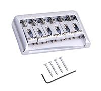 Professionale Ponte per Chitarra Chitarra Elettrica Top-Load Bridge 6 Corde Fisse Hard Tail Parti Per Chitarra Tirare Le Corde Ponte per Chitarra