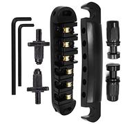 Professionale Ponte per Chitarra Kit Di Cordiera Per Ponte A Sella A Rullo Con Borchie Abbinate Compatibili Per Chitarra Elettrica Ponte per Chitarra (Color : 01)