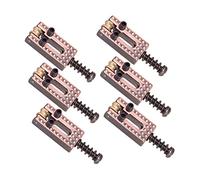 Professionale Ponte per Chitarra Le Selle Tremolo Del Ponte A Rulli In Lega Di Zinco Da 6 Pezzi Prevengono L'uso Della Rottura Delle Corde Per La Chitarra Elettrica For For TL Ponte per Chitarra (Col
