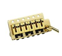 Professionale Ponte Per Chitarra Parti Di Ricambio GG1001 Con Base A Sella In Ottone Per Chitarra Elettrica Ponte Tremolo(Gold)