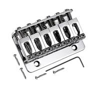 Professionale Ponte per Chitarra Ponte Per Chitarra A Coda Rigida Fissa In Metallo A 6 Corde, Ponte A Sella Con Ponte A Sella, Cordiera Per Chitarra A Carico Superiore Per Chitarra Elettrica Da 65 Mm
