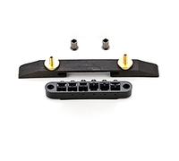 Professionale Ponte per Chitarra Regolabile 6 Corde In Metallo Guitar Bridge Roller Saddle In Metallo Palissandro Per Ponte Per Chitarra Jazz Ponte per Chitarra
