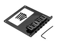 Professionale Ponte per Chitarra Sella A 6 Corde Nera Bridge Cordiera Humbucker Guitar Bridge Con Viti E Chiave Per Chitarra For For TL Ponte per Chitarra