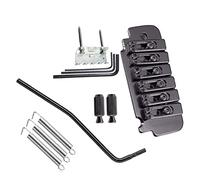 Professionale Ponte per Chitarra Sistema Di Ponte Tremolo A Sella A Rullo Per Chitarra Elettrica A 6 Corde Con Barra Del Tremolo A Chiave Inglese Ponte per Chitarra (Color : 01)