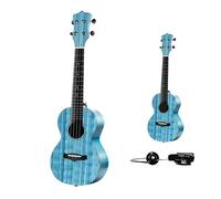 Professionale Principiante Ukulele Elettrico 23 Pollice Blu Singolo Consiglio Chitarra Hawaiian Quattro Corde Strumento