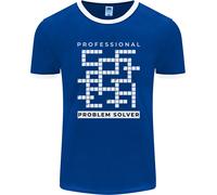 Professionale Problem Solver Cruciverba Nerd Uomo Ringer Fotl