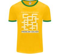 Professionale Problem Solver Cruciverba Nerd Uomo Ringer Fotl