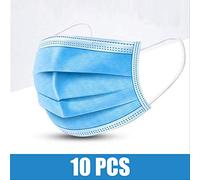 Professionale Protezione Monouso M-a-s-k 3 Pieghe Copertura Del Viso Non Tessuto Maschera Antipolvere Maschera Antibatterica Di Sicurezza 10 pezzi