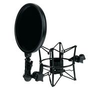Pronomic MSP-45 Supporto Microfono con Parabrezza 45-52mm, 5 cm altezza