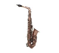 Professionale Red Bronze Bend Eb E-flat Sassofono Contralto Sax Carve Pattern Con Custodia Accessori