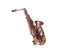 Professionale Red Bronze Bend Eb E-flat Sassofono Contralto Sax Key Carve Pattern Con Custodia E Accessori