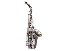 Professionale Sassofono Mi Bemolle Sassofono Contralto Nichel Nero Rame Bianco Tromba Grande Prestazioni Professionali Di Fascia Alta (Color : 01)