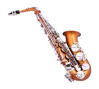 Professionale Sassofono Sassofono Contralto In Mib Strumento Musicale In Ottone Sax In Mi Bemolle Con Custodia Accessori Superficie Smerigliata (Color : 01)