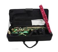 Professionale Sassofono Sassofono Intagliato Verde Mib Contralto Con Scatola Di Stoffa Strumento Musicale A Fiato Di Qualità Splendidamente Intagliato